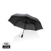 Mały parasol automatyczny 21" Impact AWARE™ rPET P010577X czarny