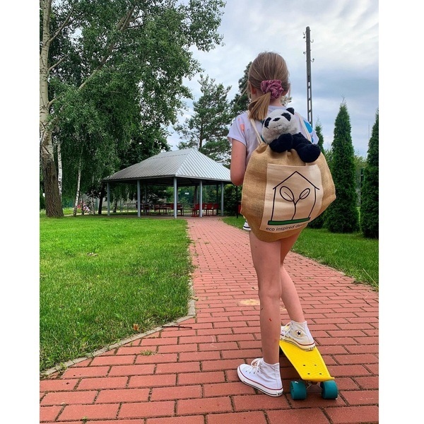 Plecak jutowy Eco-Pure P001387R