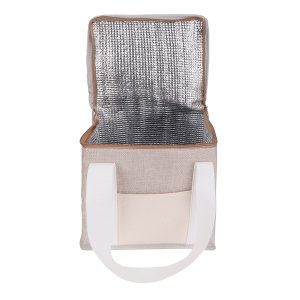 Torba izotermiczna na lunch z juty Loni P046931R RO-R08508.13