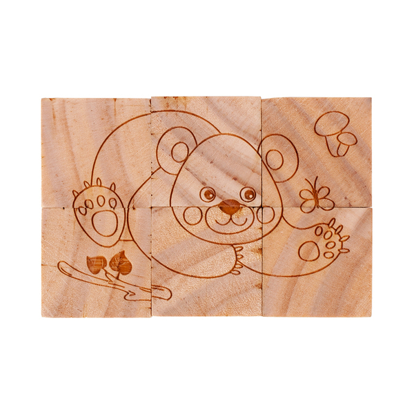 Drewniane klocki Animal World P001297R