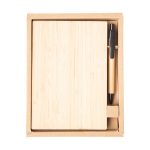 Zestaw bambusowy z notesem Lorca P001497R