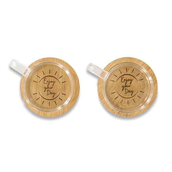 Zestaw szklanych filiżanek Liberika P054506R