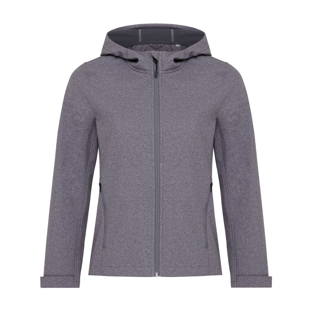 Damska kurtka softshell Iqoniq Makalu AWARE™ P054701X vulcano heather grey Damska kurtka softshell Iqoniq Makalu AWARE™ P054701X vulcano heather grey