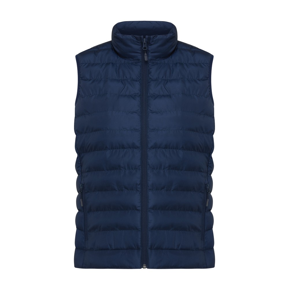 Damski bezrękawnik Iqoniq Meru, poliester z recyklingu P054696X navy