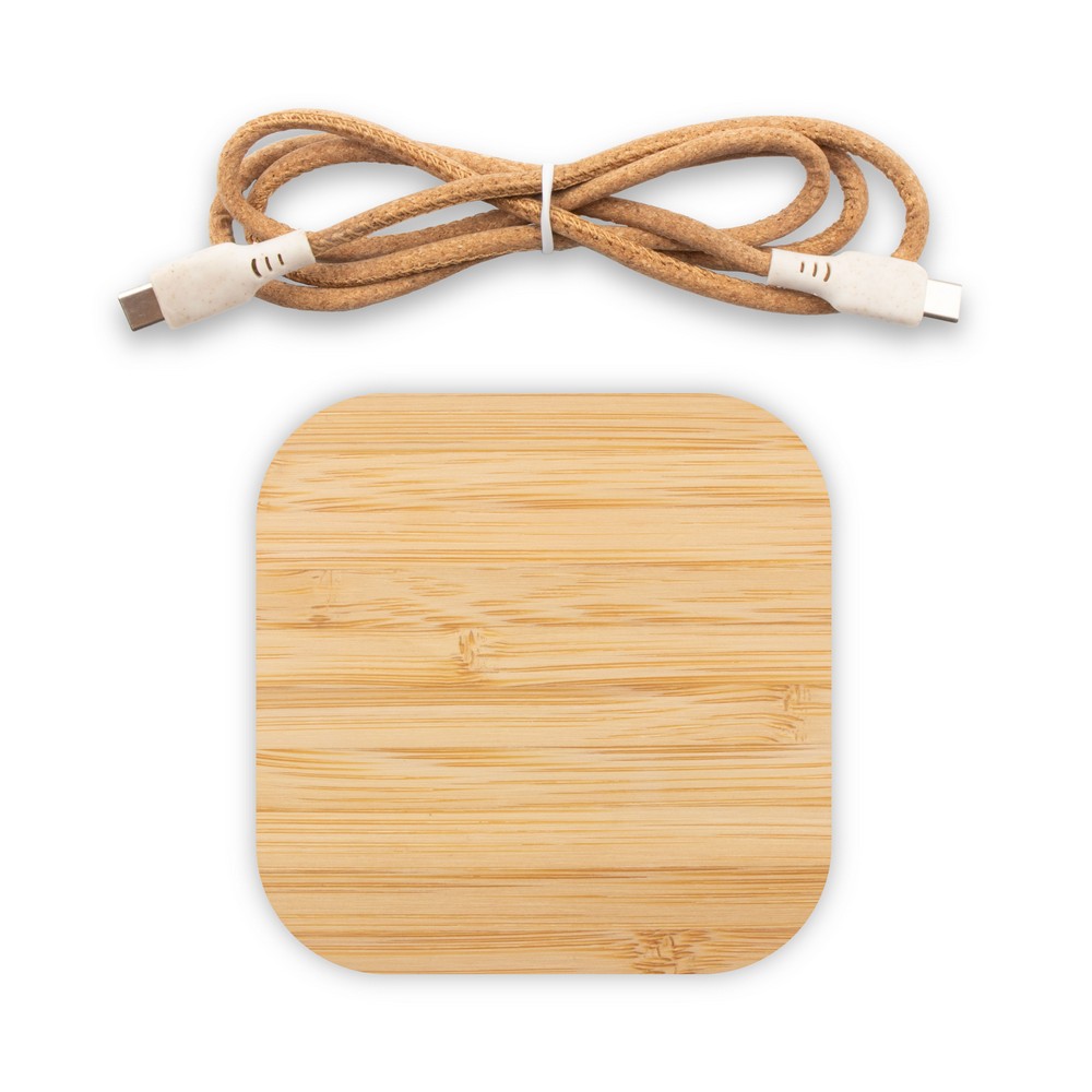 Bambusowa ładowarka bezprzewodowa 10W B'RIGHT | Jazzlyn P051787X