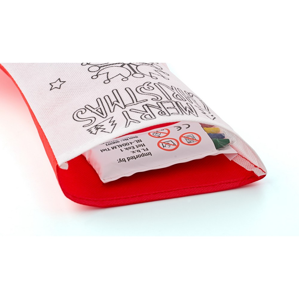 Skarpeta świąteczna do kolorowania, kredki P044935X