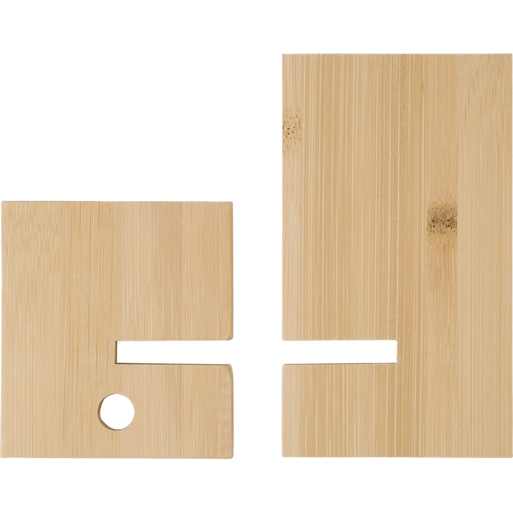 Bambusowy stojak na telefon P043500X