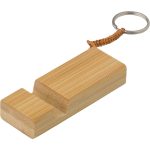 Bambusowy brelok do kluczy, stojak na telefon P043501X