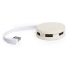 Hub USB 2.0 ze słomy pszenicznej P009303X