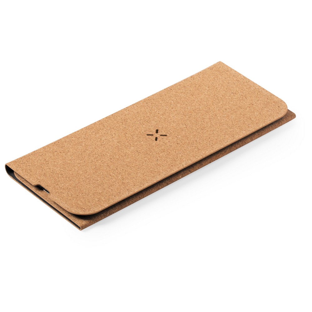 Korkowa podkładka pod mysz, ładowarka bezprzewodowa 5W, stojak na telefon P009307X