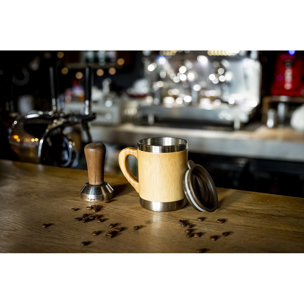 Bambusowy kubek termiczny 300 ml | Kol P009383X