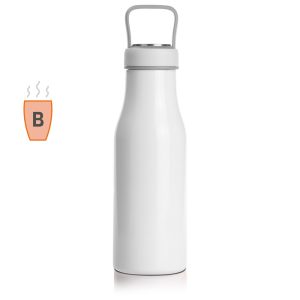 Butelka termiczna 500 ml Air Gifts, pojemnik w zakrętce | Jessica P009386X AX-V0850-W
