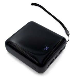 Power bank 10000 mAh, 3 kable do ładowania w komplecie | Tim P043744X AX-V0903-03