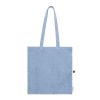Torba na zakupy z bawełny z recyklingu, składana P047815X niebieski