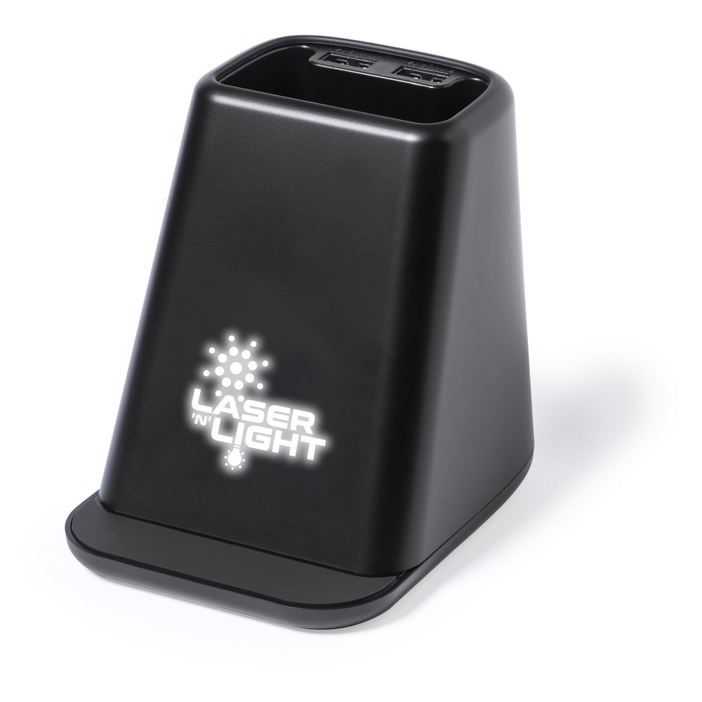 Ładowarka bezprzewodowa 15W, pojemnik na przybory do pisania, stojak na telefon P047836X