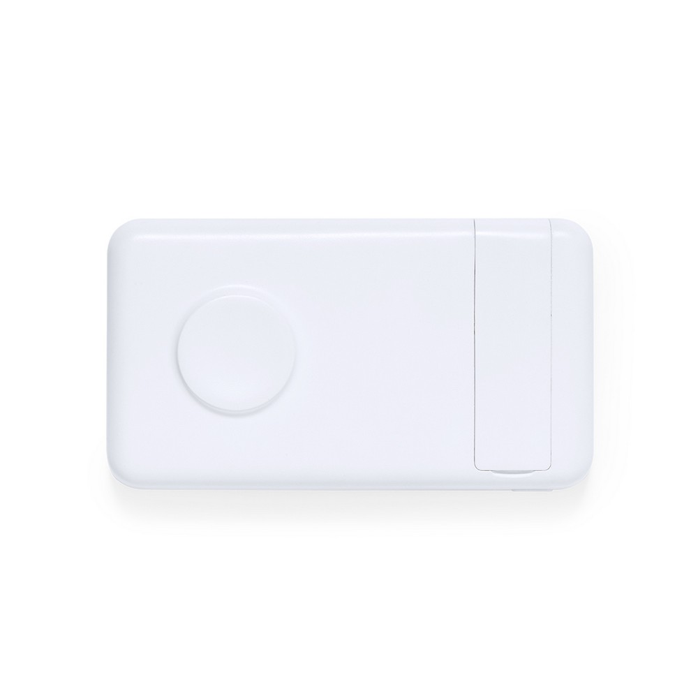 Bezprzewodowy power bank 5000 mAh, ładowarka bezprzewodowa 15W, stojak na telefon P052361X