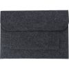 Etui na laptopa z filcu RPET, teczka na dokumenty P052208X grafitowy Etui na laptopa z filcu RPET, teczka na dokumenty P052208X grafitowy