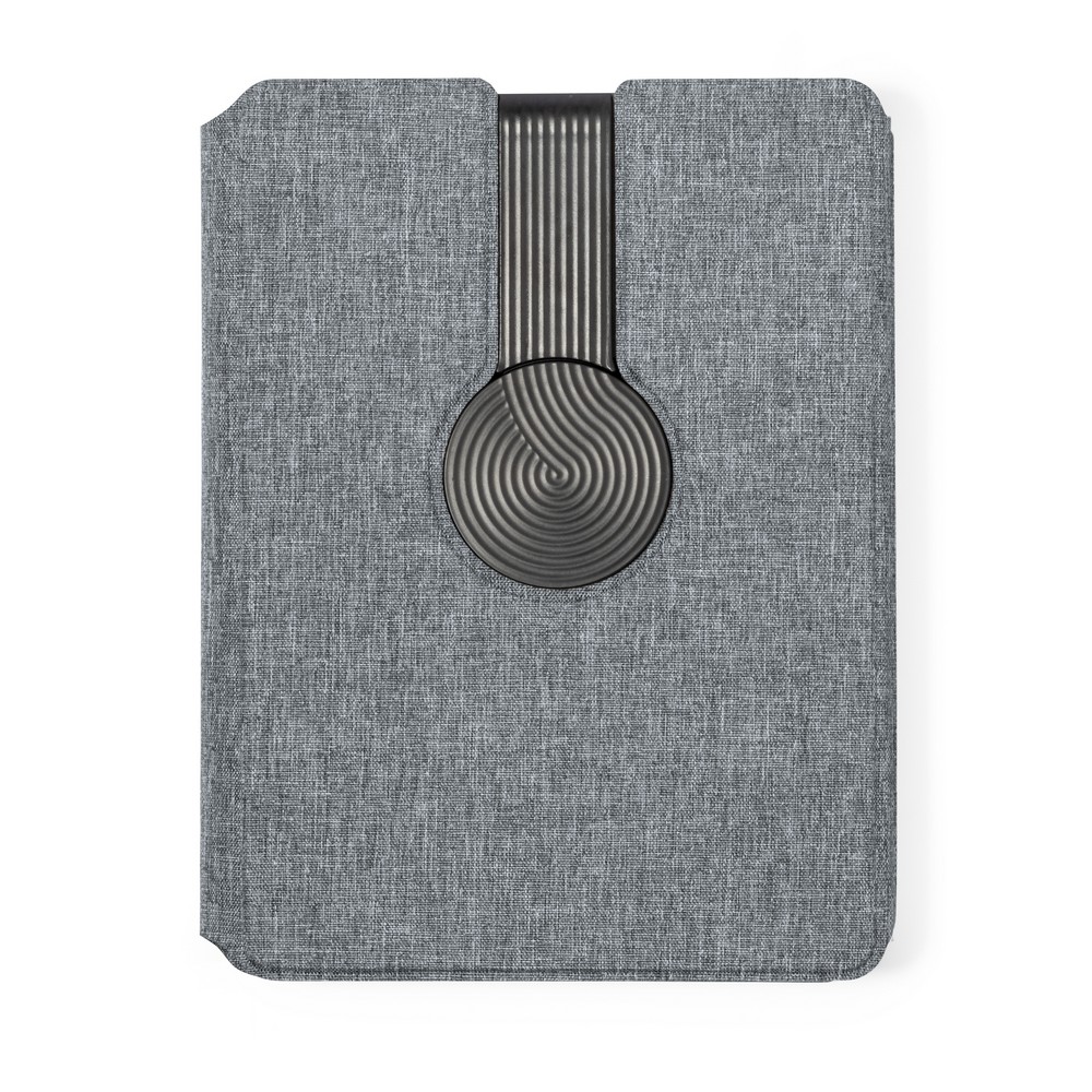 Wielofunkcyjny notatnik RPET A5, magnetyczna ładowarka bezprzewodowa 10W, power bank 5000 mAh P051816X