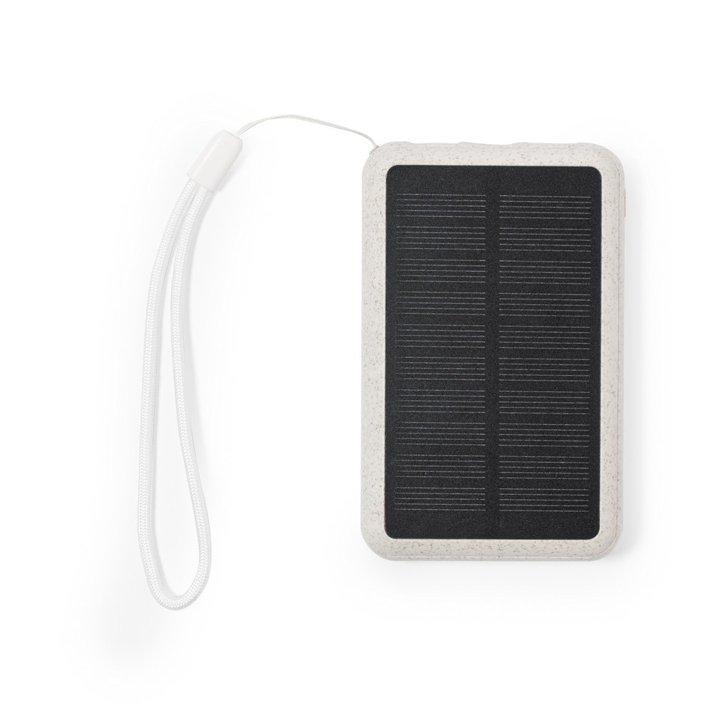 Power bank 5000 mAh ze słomy pszenicznej, ładowarka słoneczna P051843X