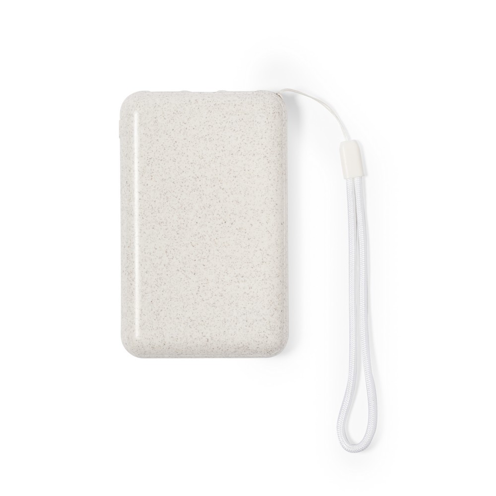 Power bank 5000 mAh ze słomy pszenicznej, ładowarka słoneczna P051843X