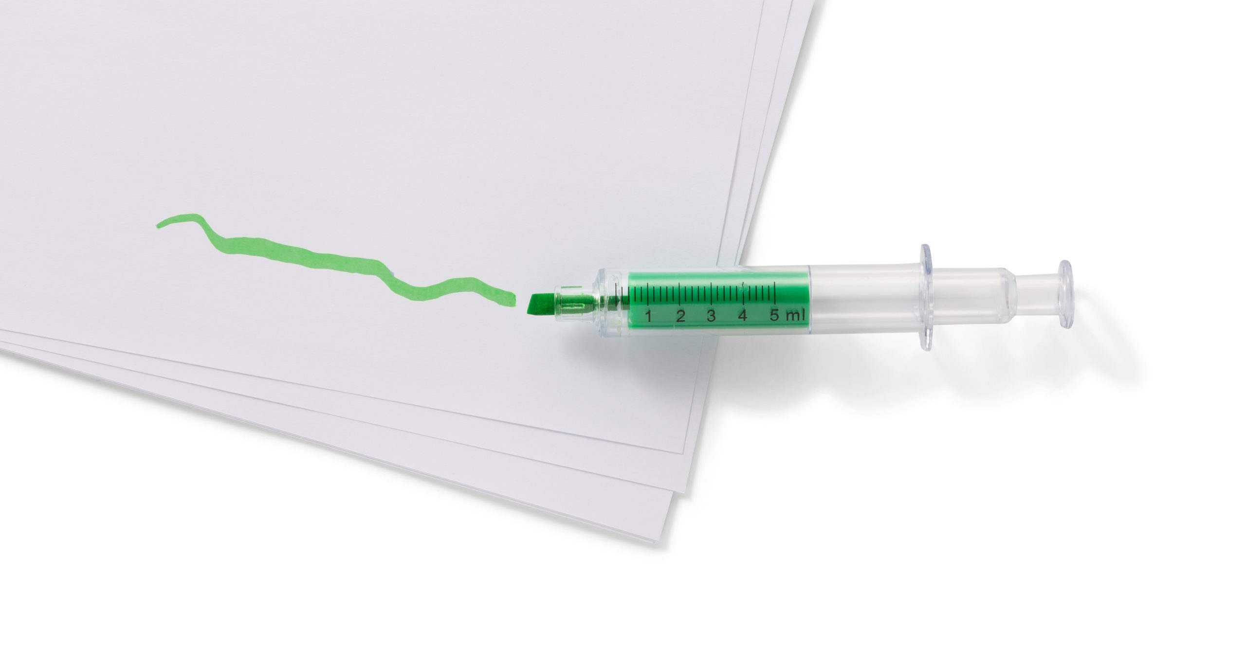 Zakreślacz "strzykawka" P006783X