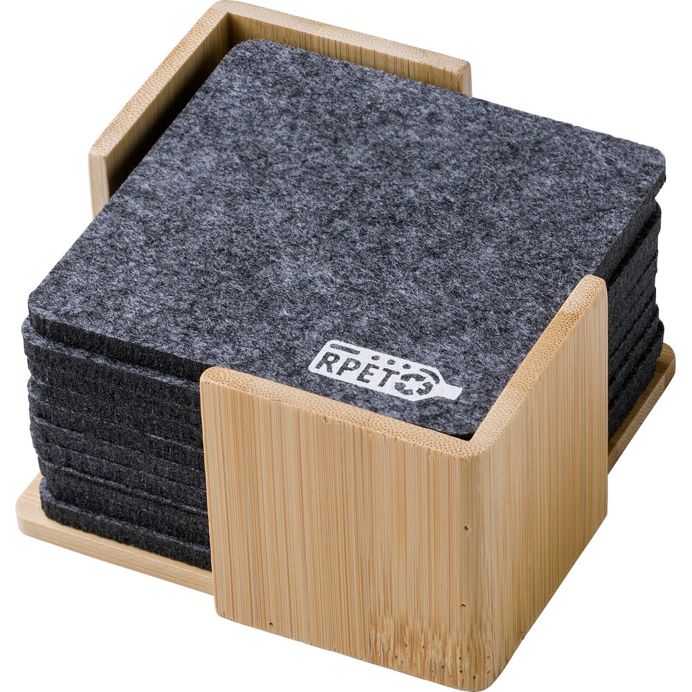 Zestaw filcowych podkładek RPET, 10 szt. P054903X AX-V1579-19