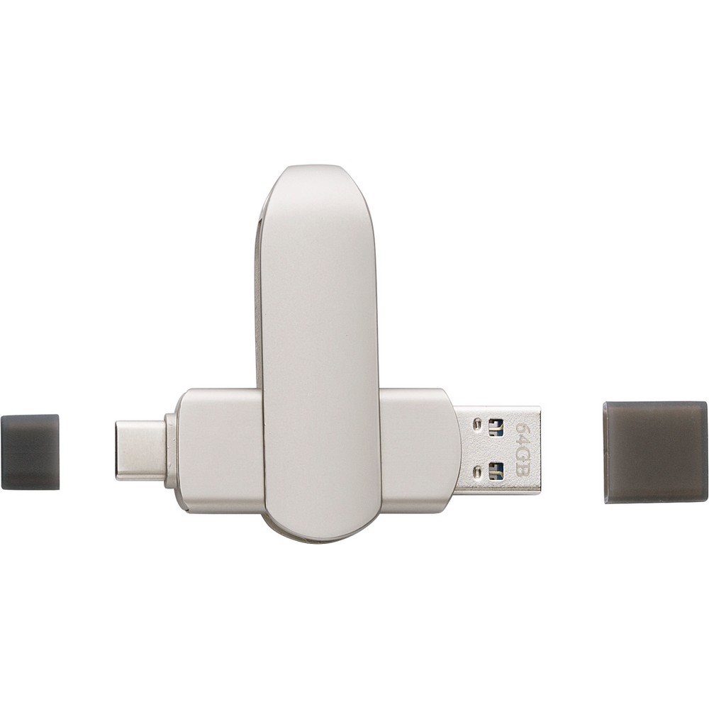 Pamięć USB 64 GB P054962X srebrny