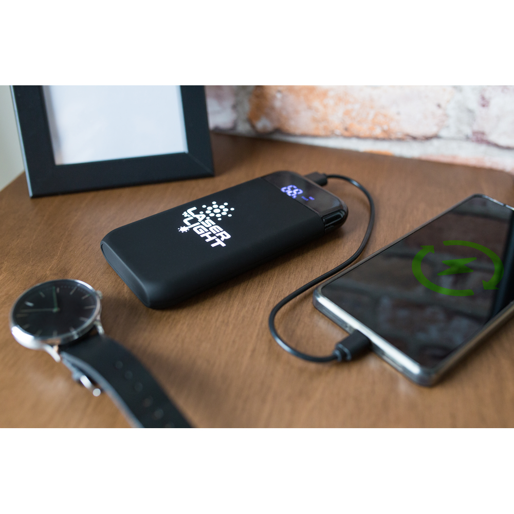 Bezprzewodowy power bank 10000 mAh Exclusive Collection, ładowarka bezprzewodowa 5W-15W | Cory P065627X