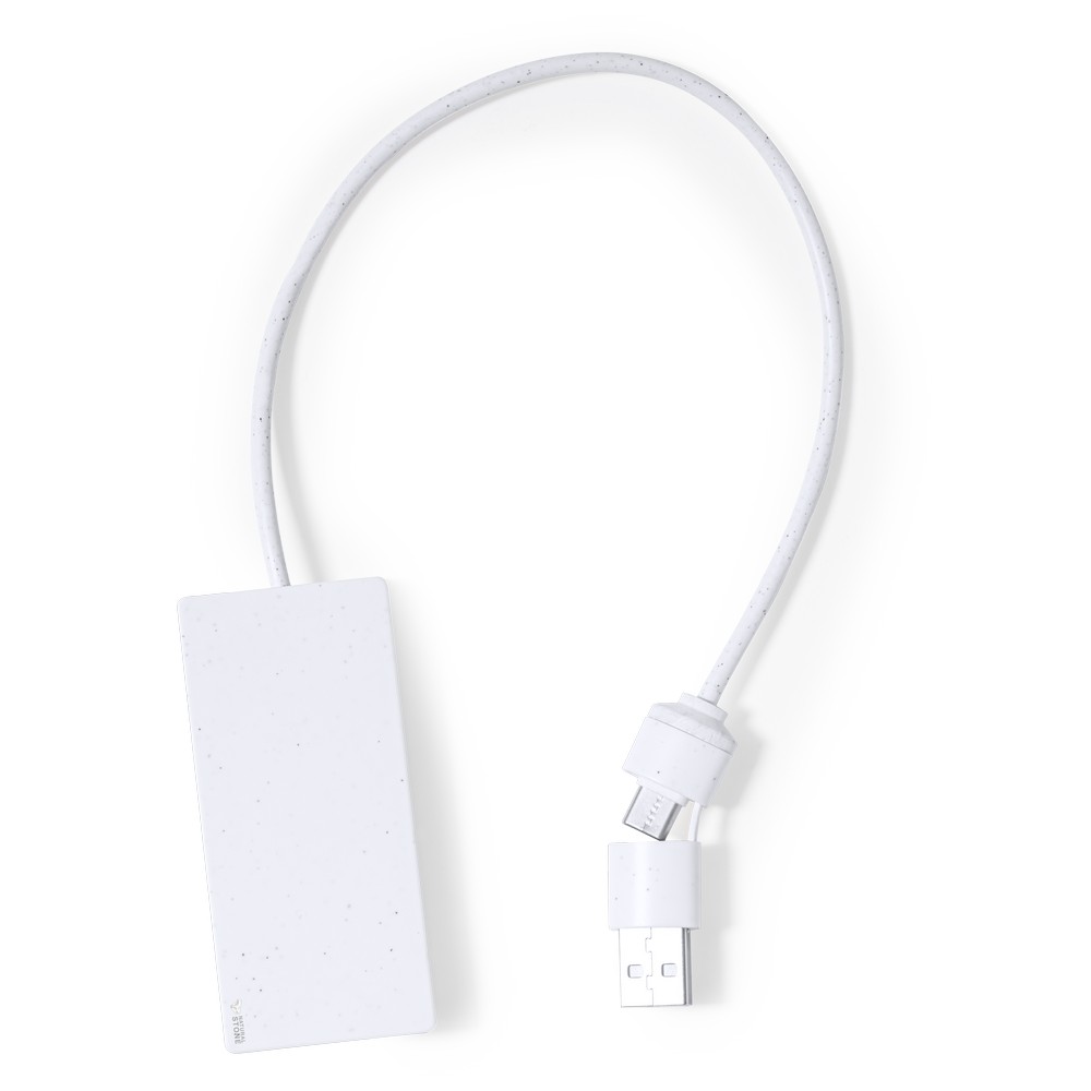 Hub USB i USB-C z ekstraktu z kamienia P054975X