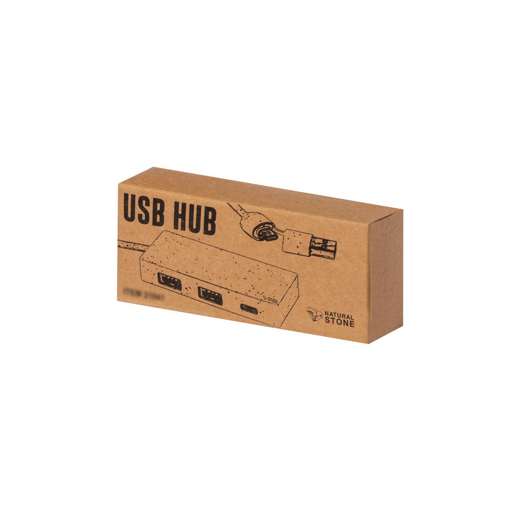 Hub USB i USB-C z ekstraktu z kamienia P054975X