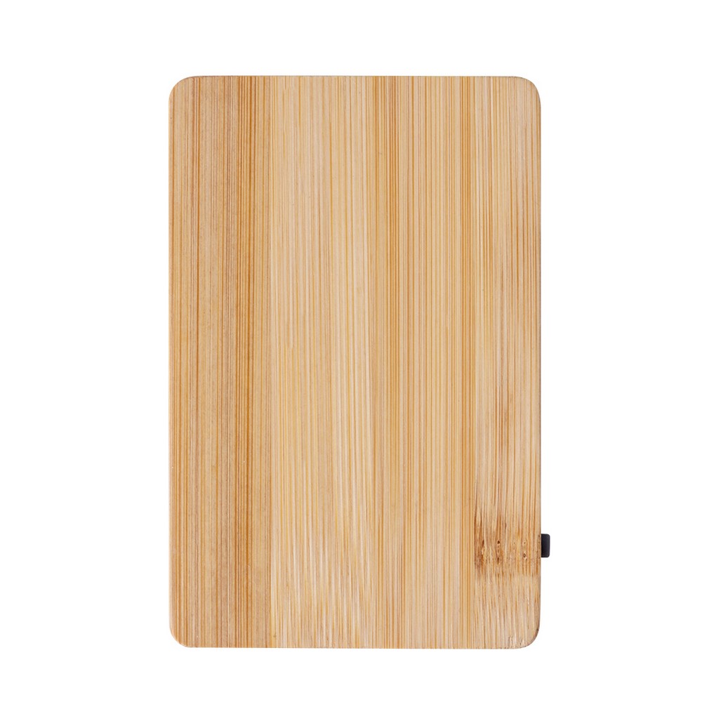 Magnetyczny bezprzewodowy bambusowy power bank 5000 mAh, ładowarka bezprzewodowa 15W P054978X