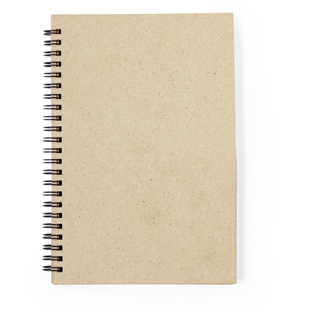 Notatnik ok. A5 z papieru z trawy P055003X