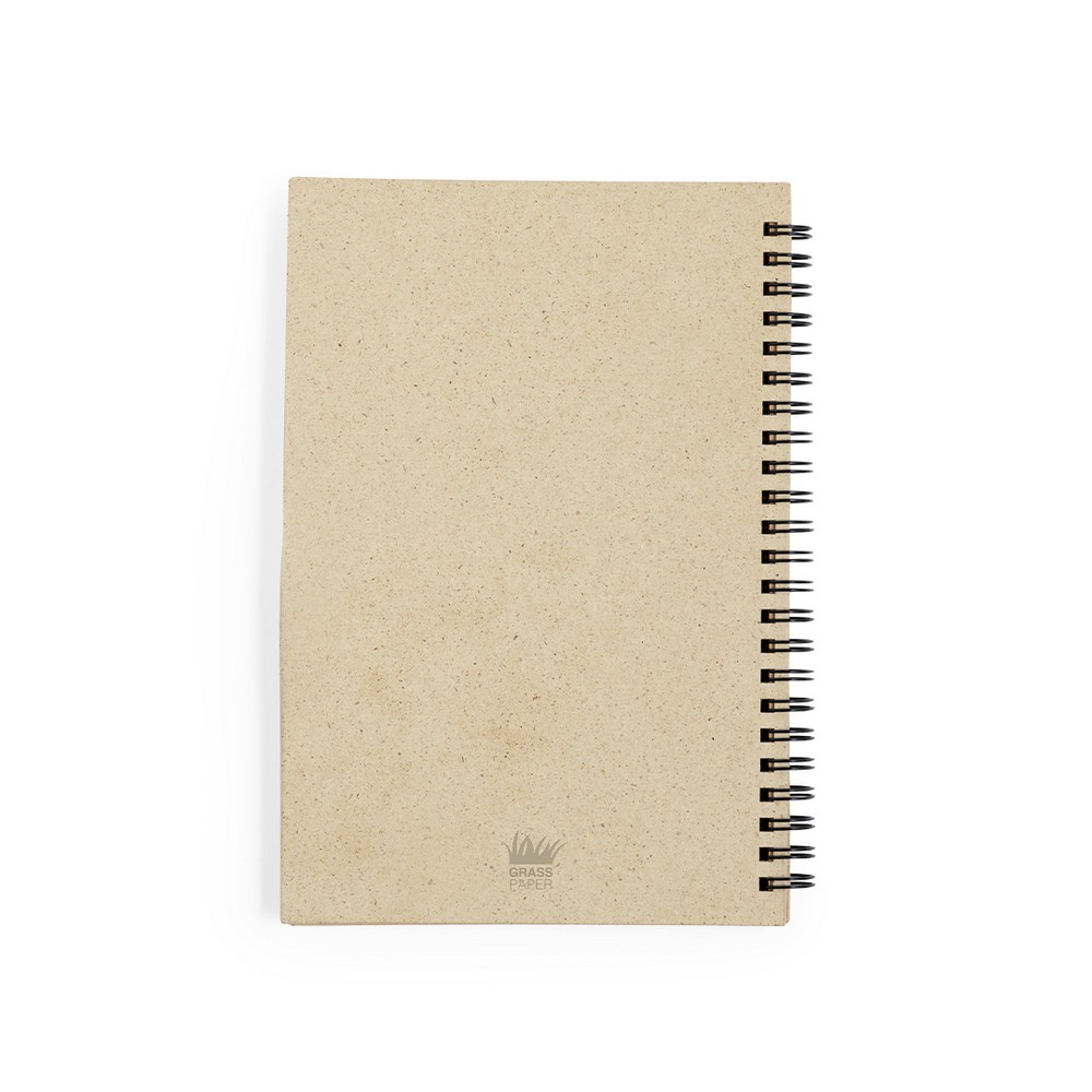 Notatnik ok. A5 z papieru z trawy P055003X