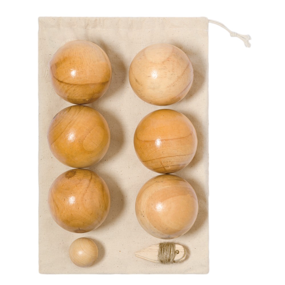 Drewniana gra zręcznościowa, kule do gry w Boule P055039X