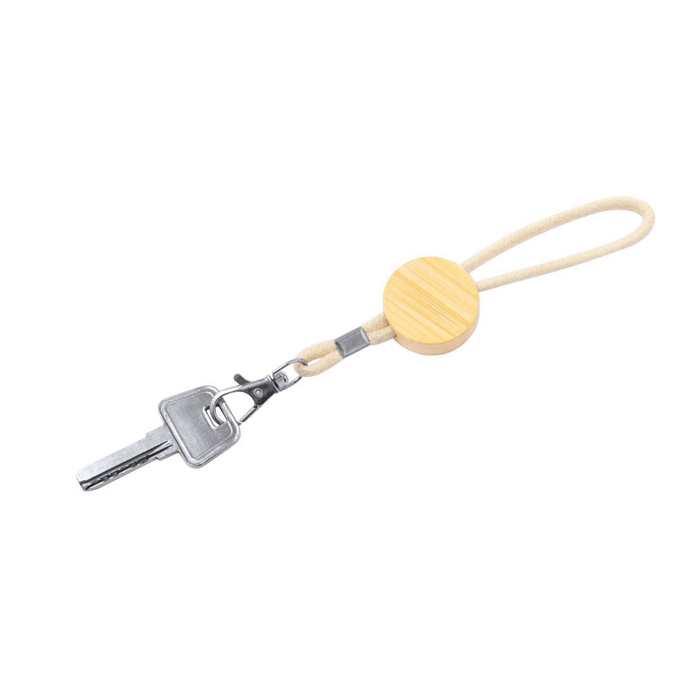 Brelok do kluczy, bambusowe elementy P055048X