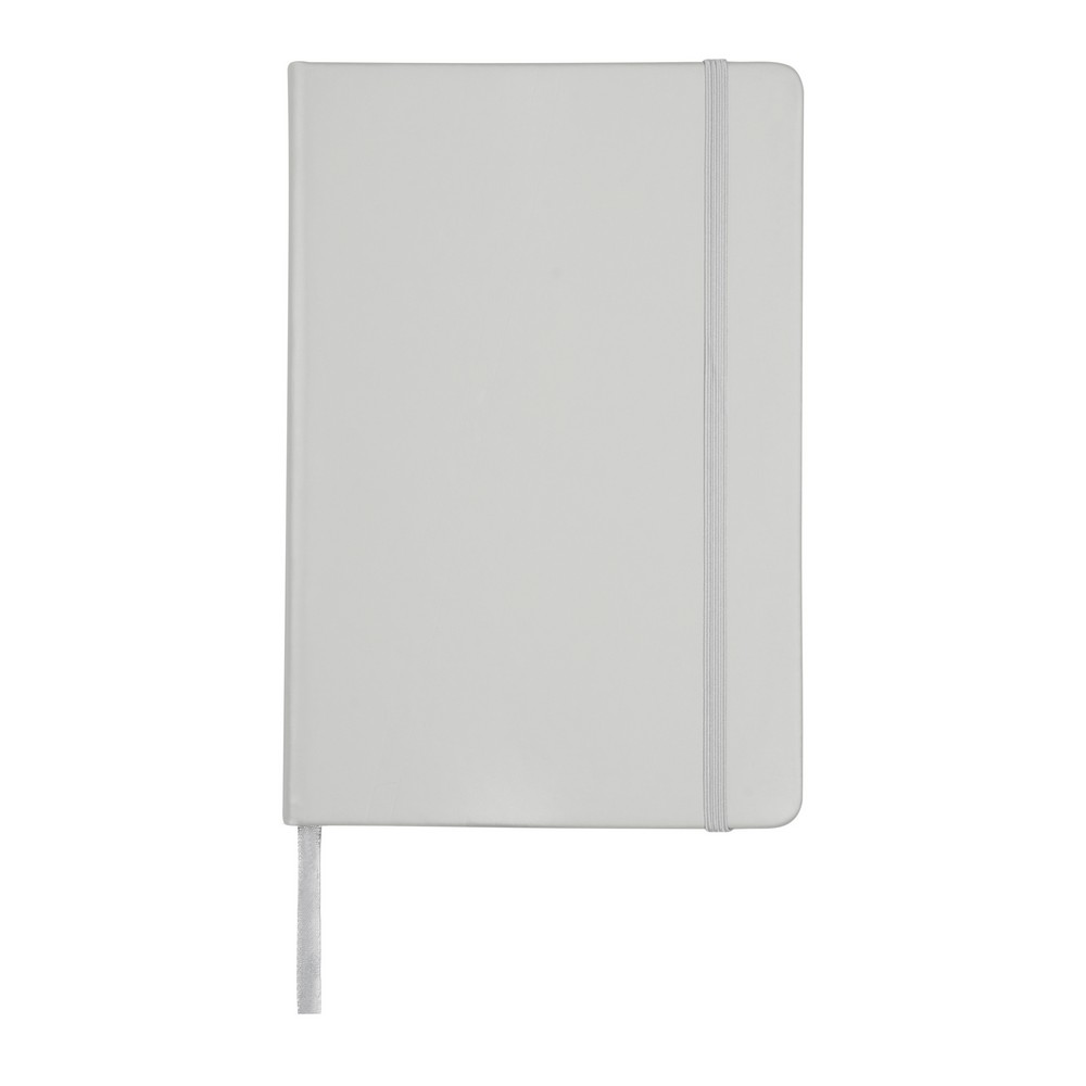 Notatnik ok. A5 | Eugene P006561X srebrny