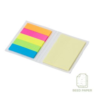 Zestaw do notatek, karteczki samoprzylepne, papier z nasionami P047866X AX-V2997-02