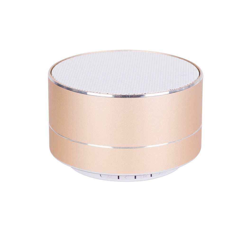 Głośnik bezprzewodowy, radio | Silas P008467X złoty