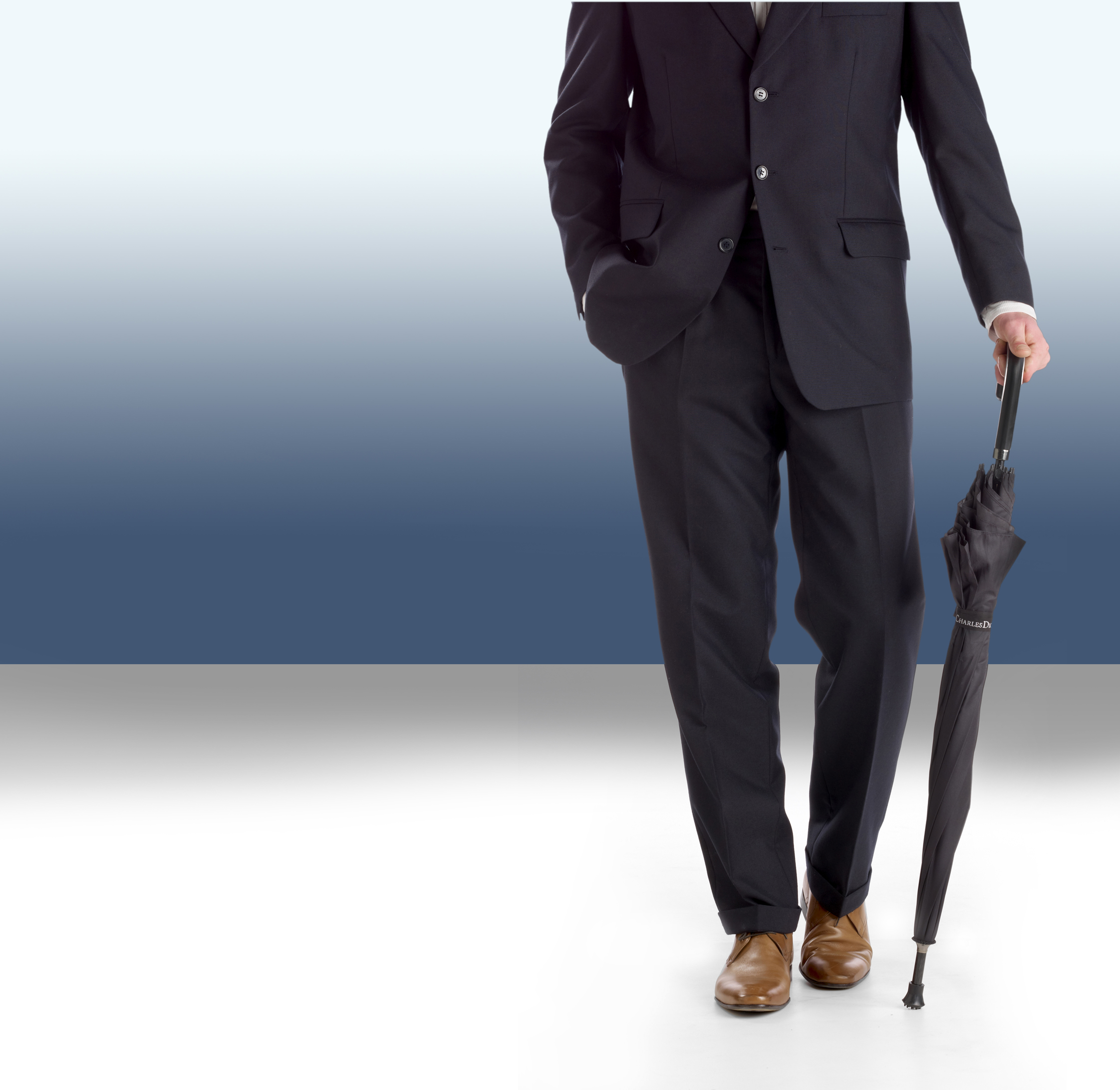 Parasol automatyczny Charles Dickens®, laska P006932X