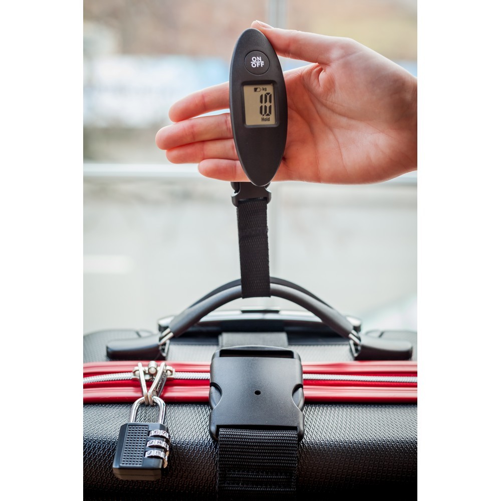 Zestaw podróżny Mauro Conti, cyfrowa waga do bagażu, pas do walizki, kłódka podróżna | Abigail P007852X