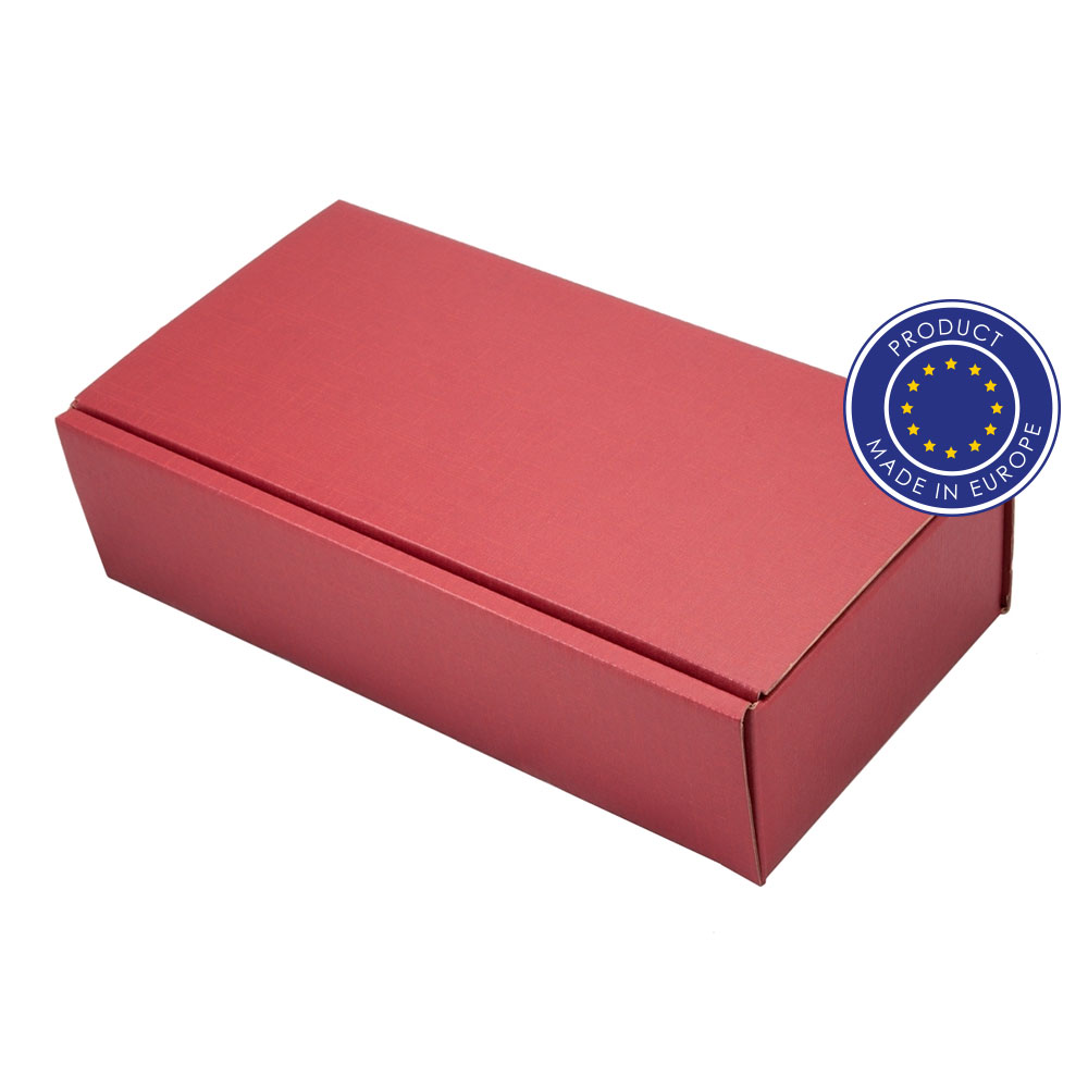 Ekskluzywny kartonik na wino, 2 el. | Reid P007153X burgund