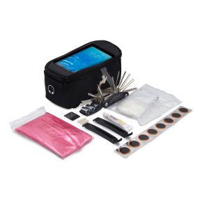 Torba rowerowa z wyposażeniem, zestaw naprawczy, apteczka, poncho | Fabio P010313X AX-V6906-03