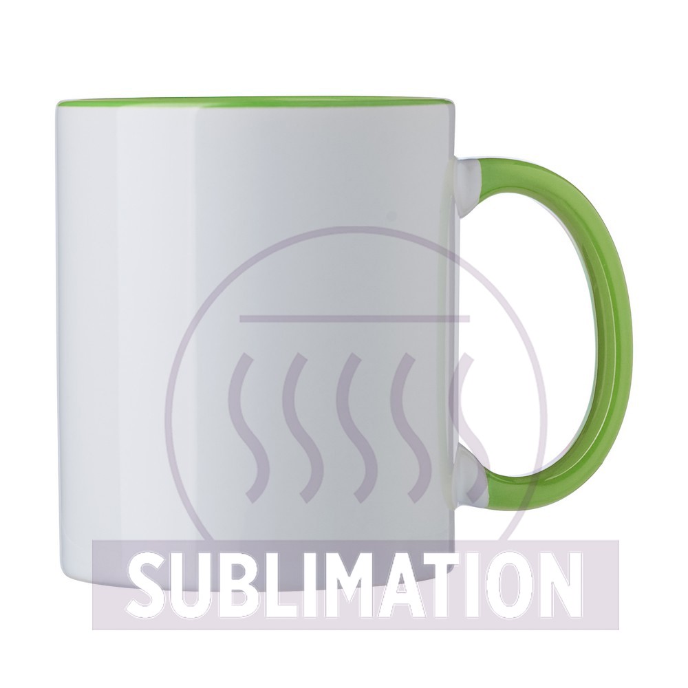 Kubek ceramiczny 300 ml P047870X jasnozielony