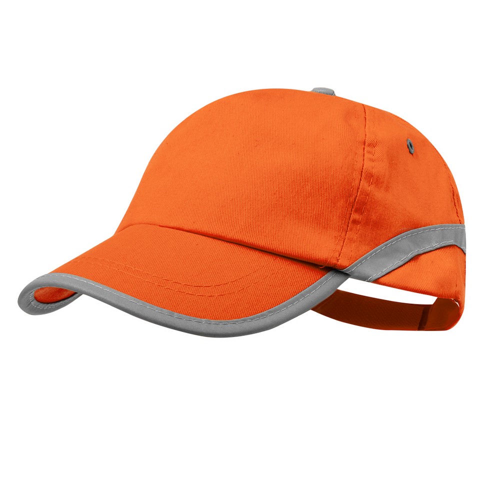 Czapka z daszkiem P007349X pomarańczowy