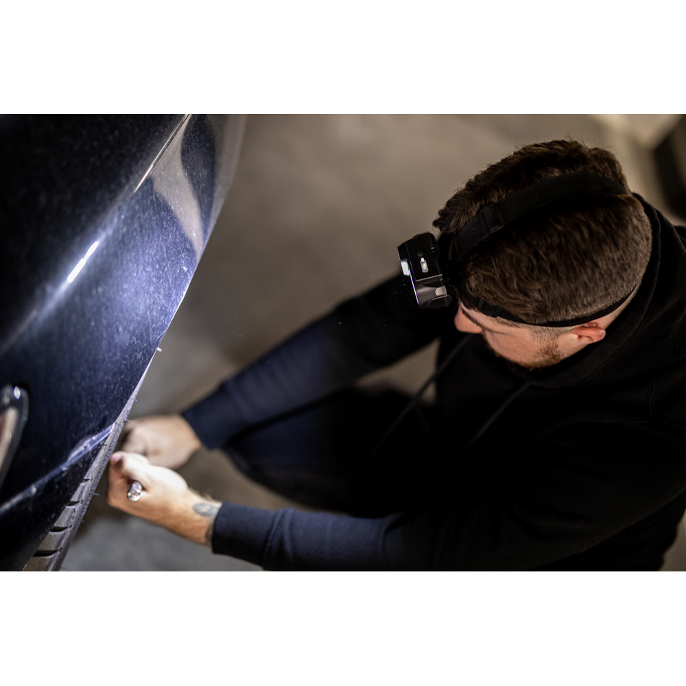 Latarka na głowę ze światłem LED i COB | Chad P043016X