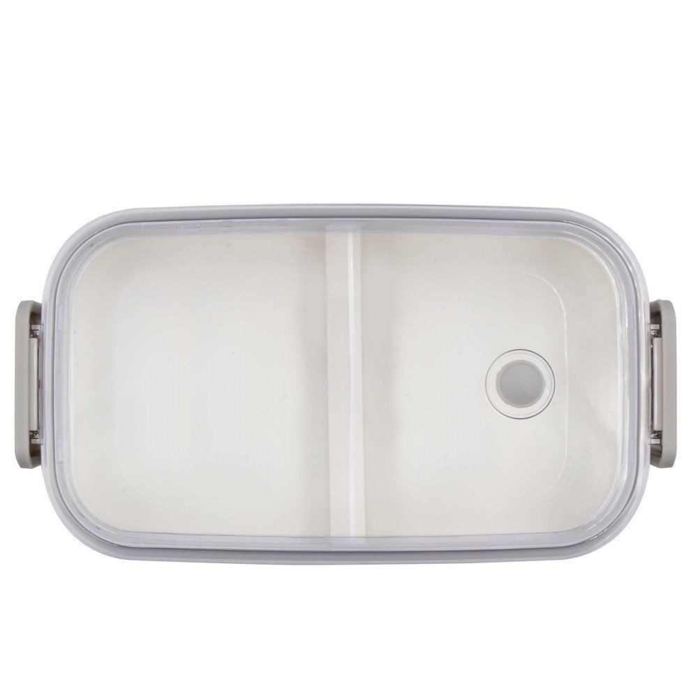 Pudełka śniadaniowe 2 w 1, 2x700 ml, sztućce | Cash P042597X