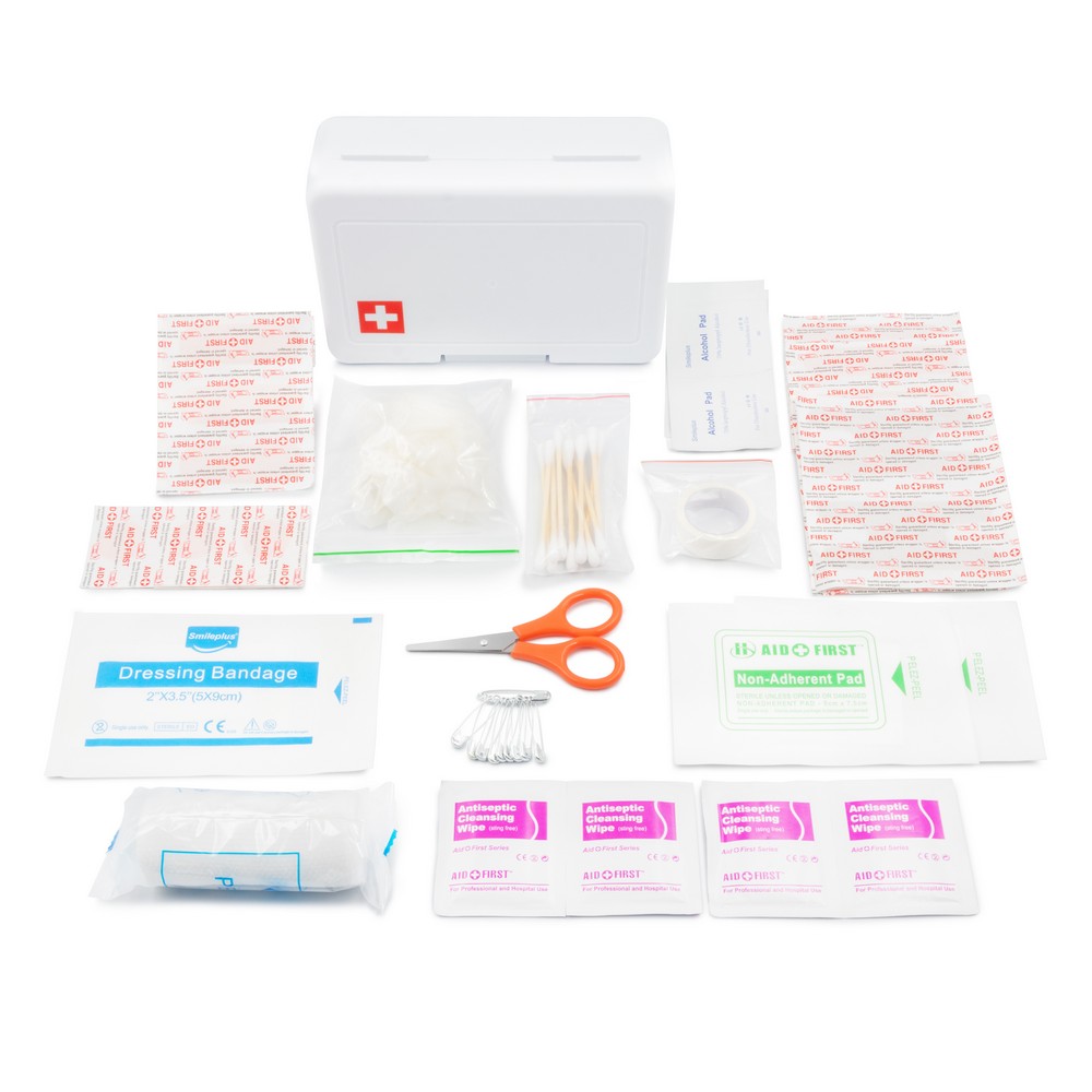 Apteczka w plastikowym opakowaniu, 64 el. | Ramona P043015X