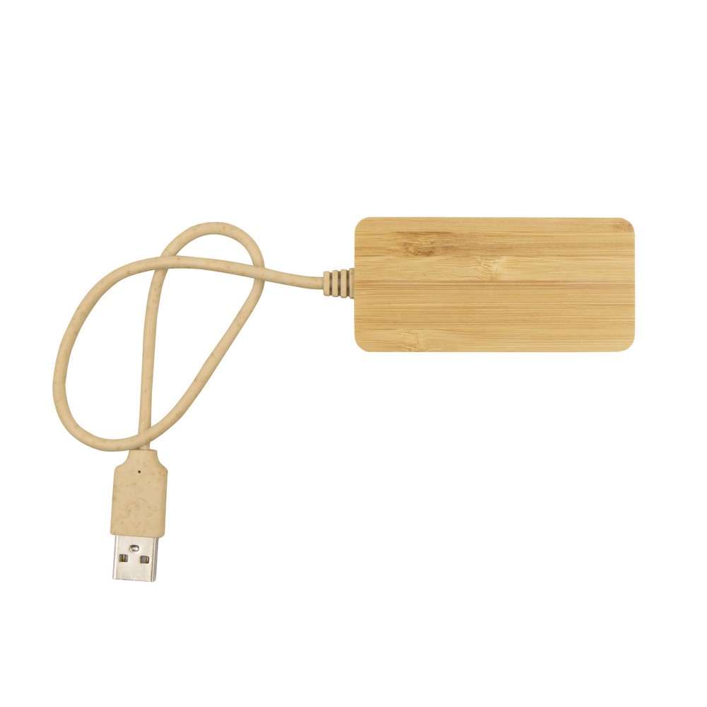 Bambusowy hub USB i USB-C B'RIGHT | Kenzie P047884X