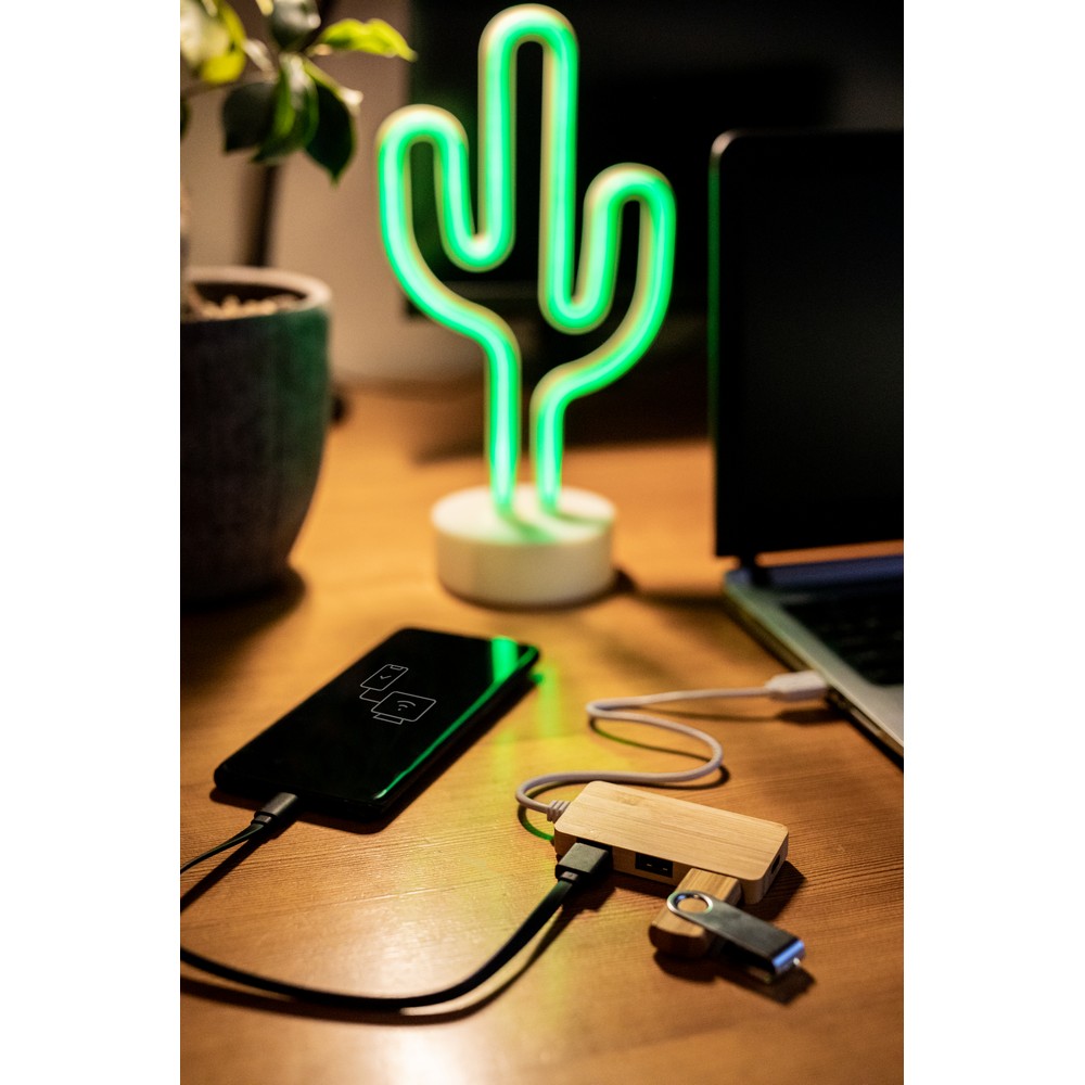 Bambusowy hub USB i USB-C B'RIGHT | Kenzie P047884X