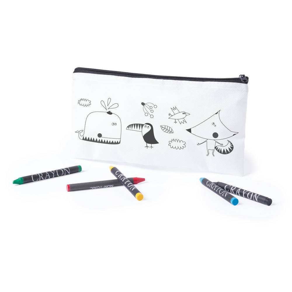 Piórnik do kolorowania, kredki P008273X AX-V7873-02